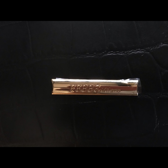 Ferre Milano authentic black leather bag - Picture 2 of 5